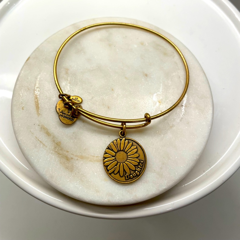 Alex and Ani Daughter Bracelets in Gold and Silver